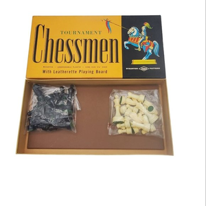 CHESS SET - E.S.‎ LOWE #812 - Tournament - weighted pieces - collectible vintage